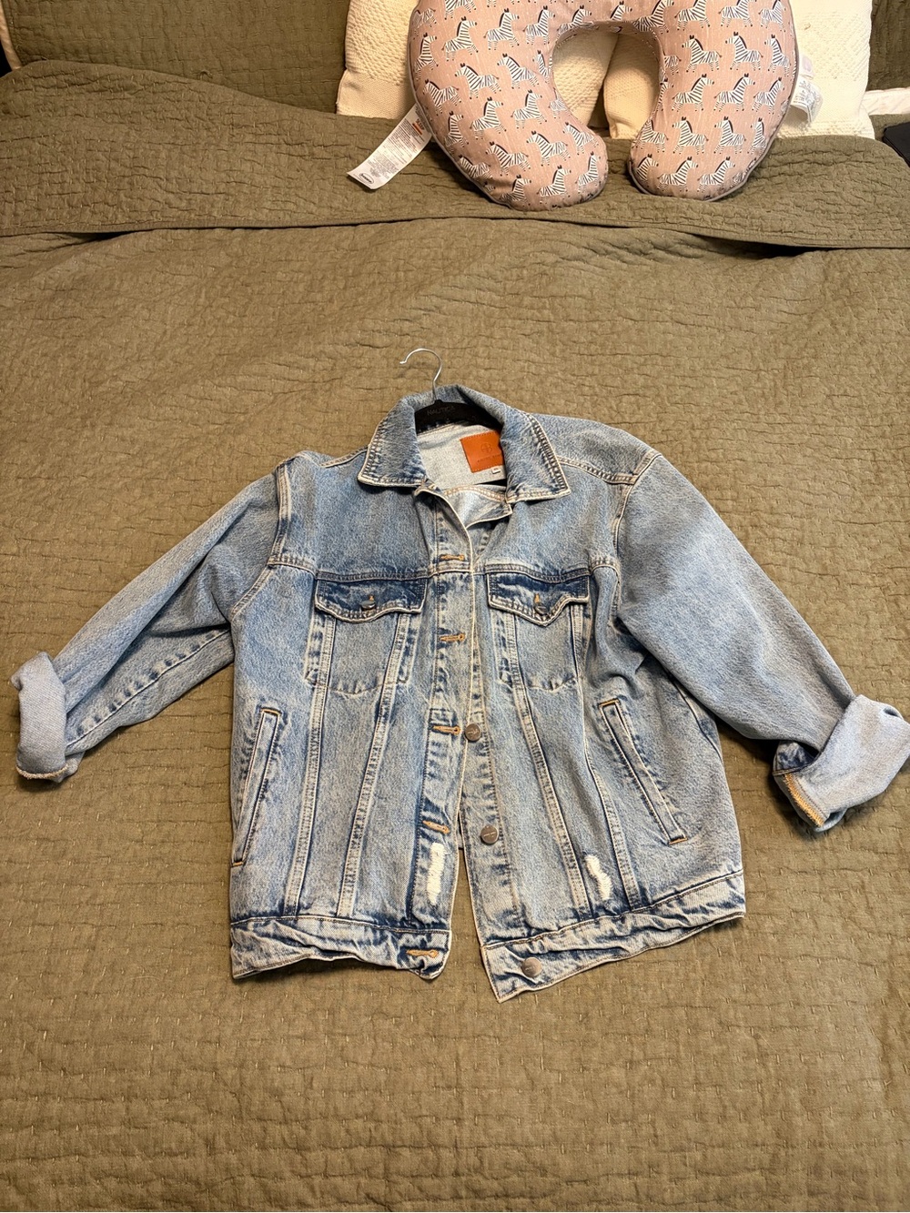 Anine Bing Blue Denim Jean Jacket - Picture 3 of 4